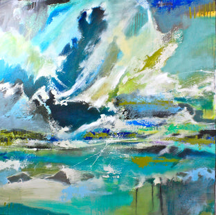 Original art for sale at UGallery.com | Amalfi by DL Watson | $2,900 | acrylic painting | 36' h x 36' w | photo 1