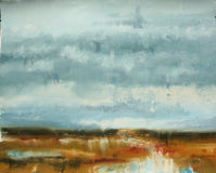 Original art for sale at UGallery.com | A Palette of Rain by Ronda Waiksnis | $725 | oil painting | 30' h x 36' w | thumbnail 1