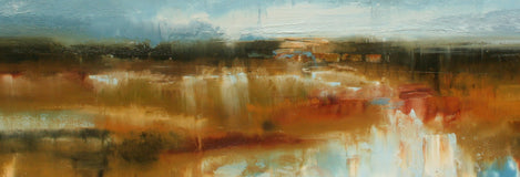 Original art for sale at UGallery.com | A Palette of Rain by Ronda Waiksnis | $725 | oil painting | 30' h x 36' w | thumbnail 4