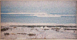 Original art for sale at UGallery.com | Three White Noise Walls by Jack R. Mesa | $5,725 | mixed media artwork | 48' h x 96' w | thumbnail 1