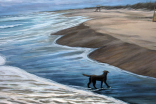 Dog Happy by Jay Jensen |   Closeup View of Artwork 