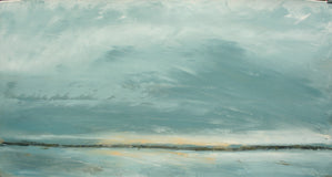 Original art for sale at UGallery.com | Range of View by Ronda Waiksnis | $900 | oil painting | 25' h x 48' w | thumbnail 1