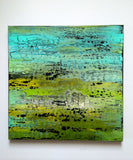 Original art for sale at UGallery.com | Night Divides the Day by Alicia Dunn | $675 | mixed media artwork | 24' h x 24' w | thumbnail 3