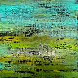 Original art for sale at UGallery.com | Night Divides the Day by Alicia Dunn | $675 | mixed media artwork | 24' h x 24' w | thumbnail 1
