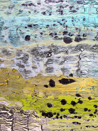 Night Divides the Day by Alicia Dunn |   Closeup View of Artwork 