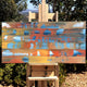 Original art for sale at UGallery.com | Autumn Passing By by Alicia Dunn | $825 | acrylic painting | 18' h x 36' w | thumbnail 3