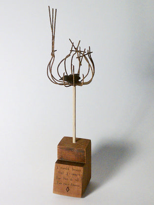 Original art for sale at UGallery.com | I Could Leave But I Won't For This Is All I've Ever Known by Michael Wedge | $350 | sculpture | 15.3' h x 4' w | photo 1