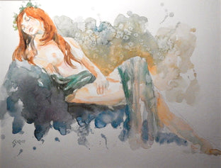 Original art for sale at UGallery.com | Idyll by Patrick Soper | $410 | watercolor painting | 11' h x 14' w | photo 1