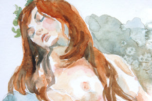 Original art for sale at UGallery.com | Idyll by Patrick Soper | $410 | watercolor painting | 11' h x 14' w | photo 4