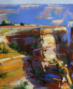 Original art for sale at UGallery.com | South Rim Grand Canyon by Vahe Yeremyan | $900 | oil painting | 24' h x 30' w | photo 4