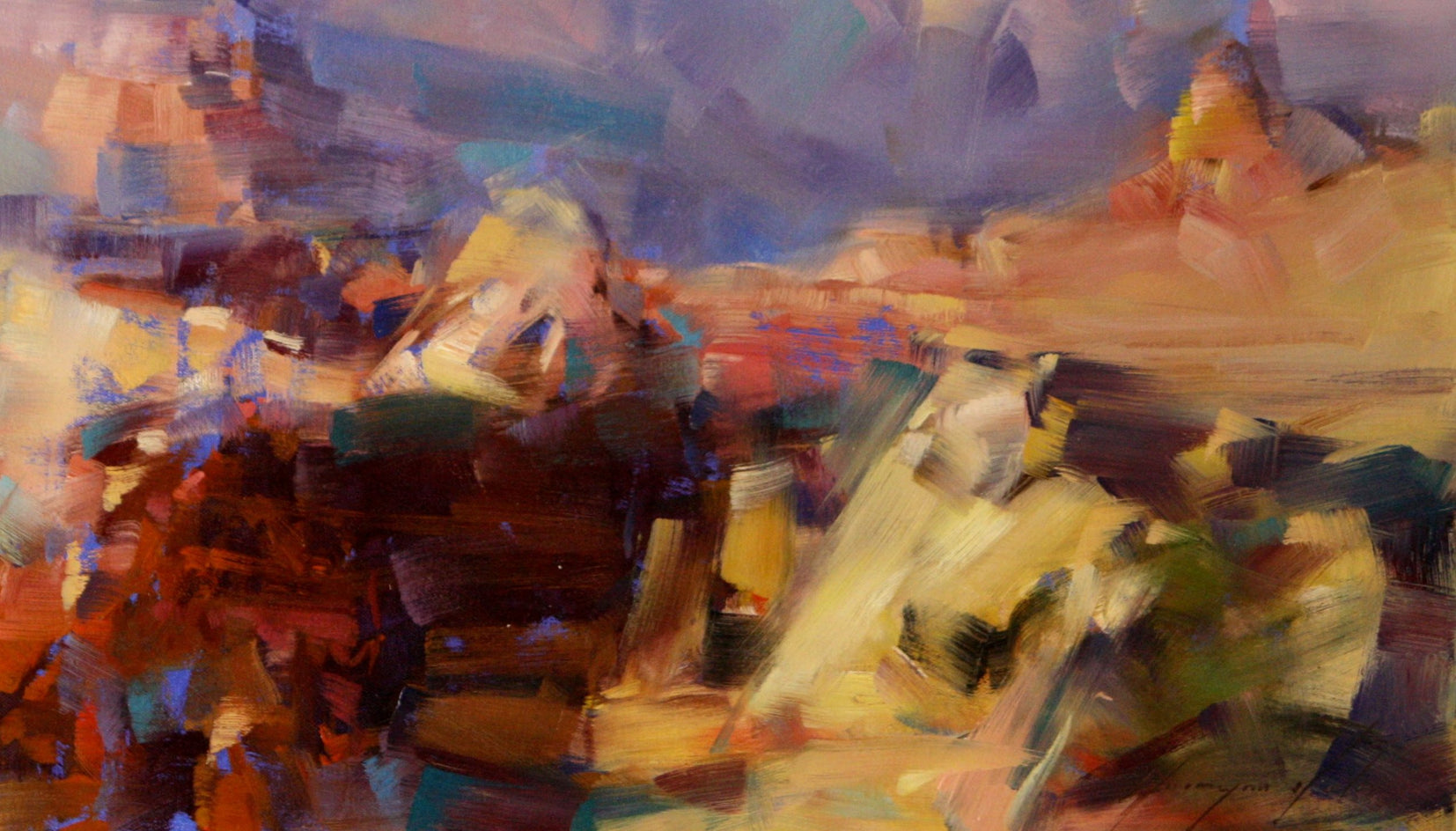 Deep in the Canyon, Arizona by Vahe Yeremyan |  Closeup View of Artwork 
