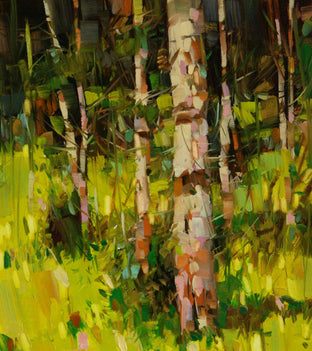 Original art for sale at UGallery.com | Vibrant Autumn by Vahe Yeremyan | $875 | oil painting | 20' h x 14' w | photo 2
