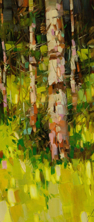 Original art for sale at UGallery.com | Vibrant Autumn by Vahe Yeremyan | $875 | oil painting | 20' h x 14' w | photo 4