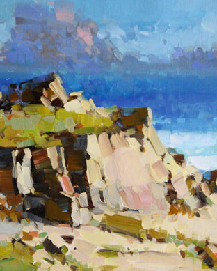 Original art for sale at UGallery.com | Ocean View by Vahe Yeremyan | $625 | oil painting | 14' h x 20' w | photo 2