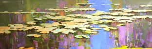 Original art for sale at UGallery.com | Nympheas at Giverny by Vahe Yeremyan | $1,575 | oil painting | 27' h x 44' w | photo 3