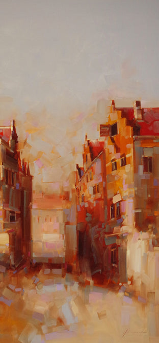 Original art for sale at UGallery.com | Dutch Town by Vahe Yeremyan | $3,200 | oil painting | 48' h x 36' w | photo 3