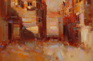 Original art for sale at UGallery.com | Dutch Town by Vahe Yeremyan | $3,200 | oil painting | 48' h x 36' w | photo 2
