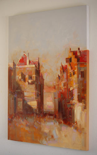 Original art for sale at UGallery.com | Dutch Town by Vahe Yeremyan | $3,200 | oil painting | 48' h x 36' w | photo 1