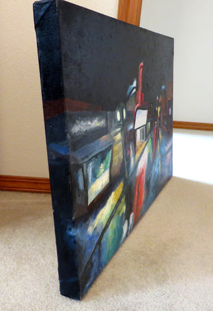 In the Small Hours #3 by Mitchell Freifeld |  Side View of Artwork 
