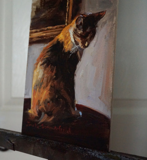 Just Awakened by Jonelle Summerfield |  Side View of Artwork 