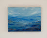 Original art for sale at UGallery.com | Blue Mountains by Kajal Zaveri | $350 | oil painting | 12' h x 16' w | thumbnail 3