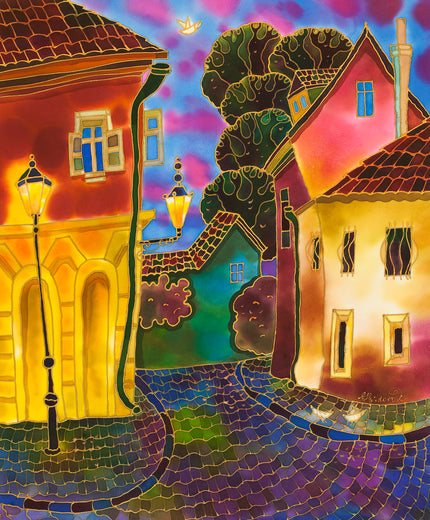 Cozy Street, Prague by Yelena Sidorova |  Artwork Main Image 