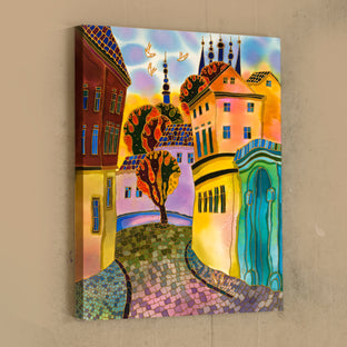 Small Street, Prague by Yelena Sidorova |  Context View of Artwork 