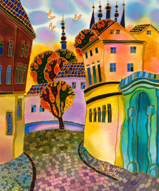 Small Street, Prague by Yelena Sidorova |  Artwork Main Image 