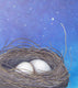Original art for sale at UGallery.com | Luminous Tendril of Celestial Wish by Jennifer Ross | $2,300 | oil painting | 44' h x 40' w | thumbnail 1