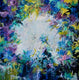 Original art for sale at UGallery.com | Midnight Garden ll by DL Watson | $3,075 | acrylic painting | 36' h x 36' w | thumbnail 1