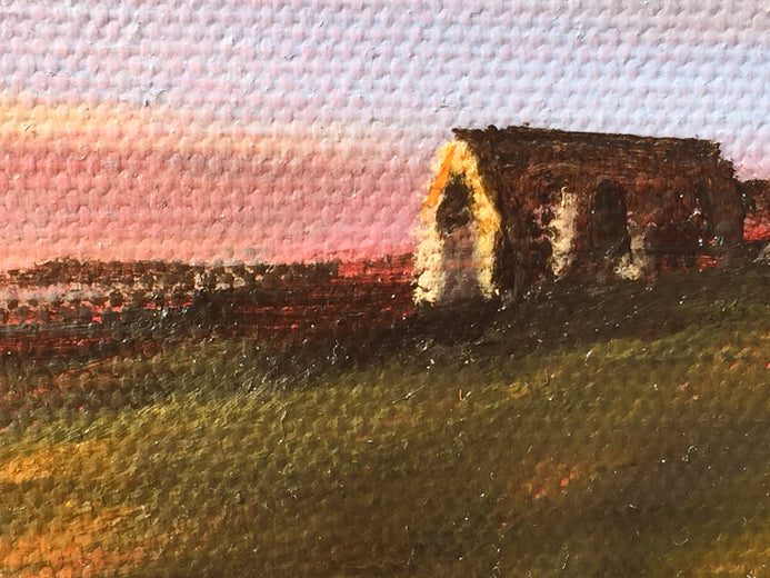 Magic Hour V by Mandy Main |   Closeup View of Artwork 