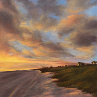 Original art for sale at UGallery.com | Magic Hour V by Mandy Main | $425 | oil painting | 12' h x 12' w | photo 1