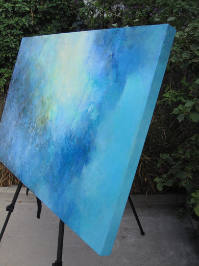 Mattina by Karen Hansen |  Side View of Artwork 