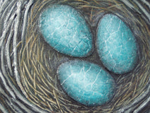 Original art for sale at UGallery.com | More Precious than Gold by Jennifer Ross | $425 | mixed media artwork | 12' h x 12' w | thumbnail 4