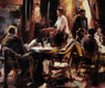 Original art for sale at UGallery.com | Night Cafe in Paris II by Jonelle Summerfield | $500 | oil painting | 11' h x 14' w | thumbnail 4