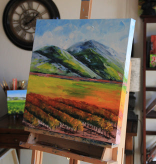 Original art for sale at UGallery.com | Napa Days by Lisa Elley | $695 | oil painting | 20' h x 20' w | photo 2