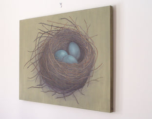 The Nest Of Our Dreams by Jennifer Ross |  Side View of Artwork 