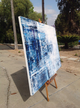 Wander by Julie Weaverling |  Side View of Artwork 