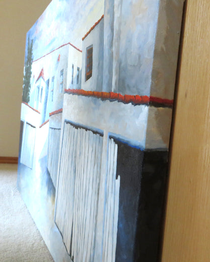 One Car Garages by Mitchell Freifeld |  Side View of Artwork 