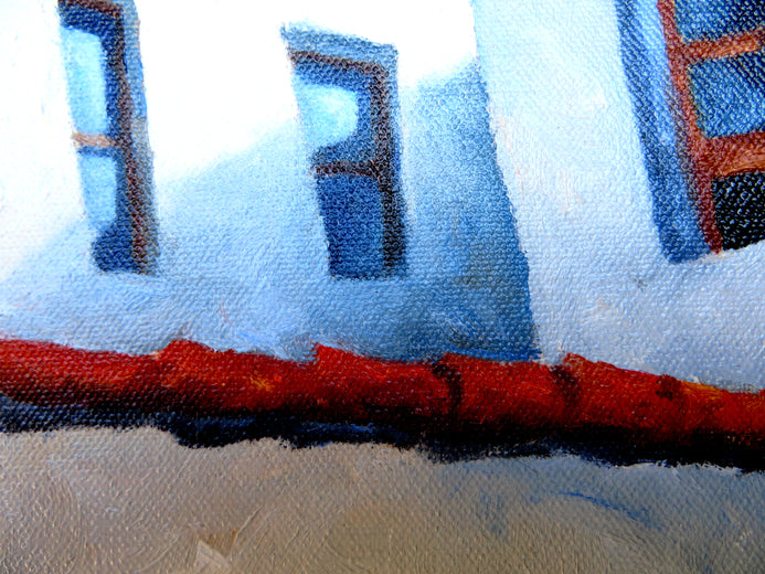 One Car Garages by Mitchell Freifeld |   Closeup View of Artwork 