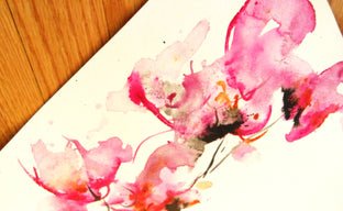 Orchids 2 by Karin Johannesson |   Closeup View of Artwork 