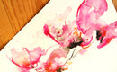 Original art for sale at UGallery.com | Orchids 2 by Karin Johannesson | $500 | watercolor painting | 24' h x 29.5' w | thumbnail 4