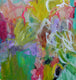 Original art for sale at UGallery.com | Parkside Watermelon by Autumn Rose | $1,175 | mixed media artwork | 36' h x 36' w | thumbnail 4
