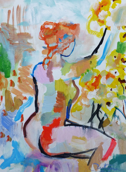 A Hippie in the Garden by Autumn Rose | Artwork Main Image