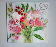 Original art for sale at UGallery.com | You're Making Me Blush by Autumn Rose | $675 | acrylic painting | 20' h x 20' w | thumbnail 3