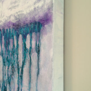 Partly Cloudy by Pat Forbes |  Side View of Artwork 
