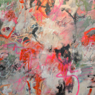 Original art for sale at UGallery.com | Pink Martini by DL Watson | $3,075 | acrylic painting | 36' h x 36' w | photo 1