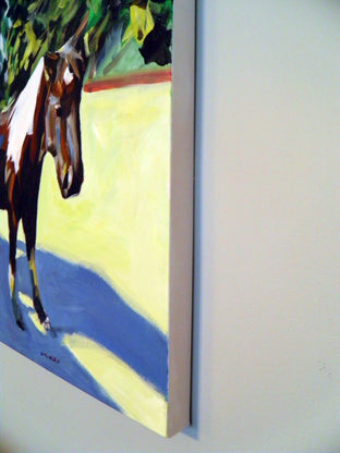 Pinto Trio by Chris Wagner |  Side View of Artwork 