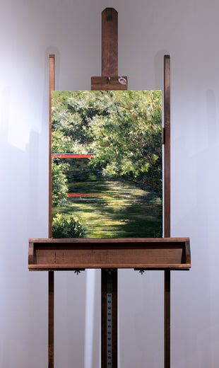 Red Bridge by Jill Poyerd |  Context View of Artwork 