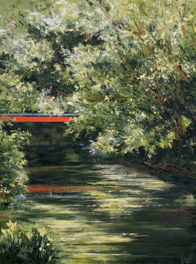 Red Bridge by Jill Poyerd |  Artwork Main Image 